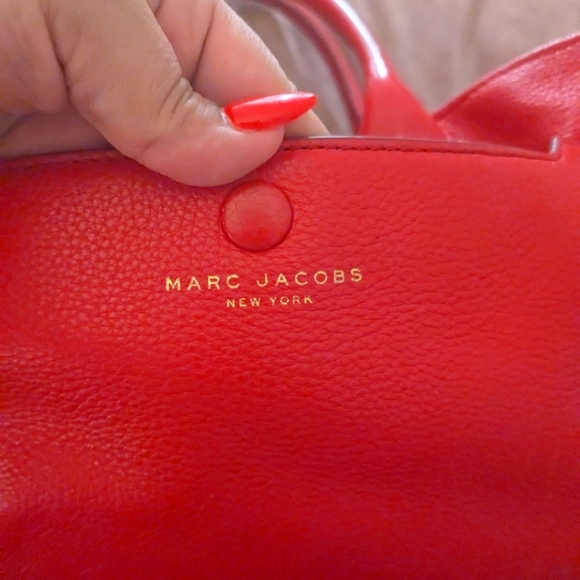 Marc Jacobs Handbags - Marc Jacobs Red Leather Tote